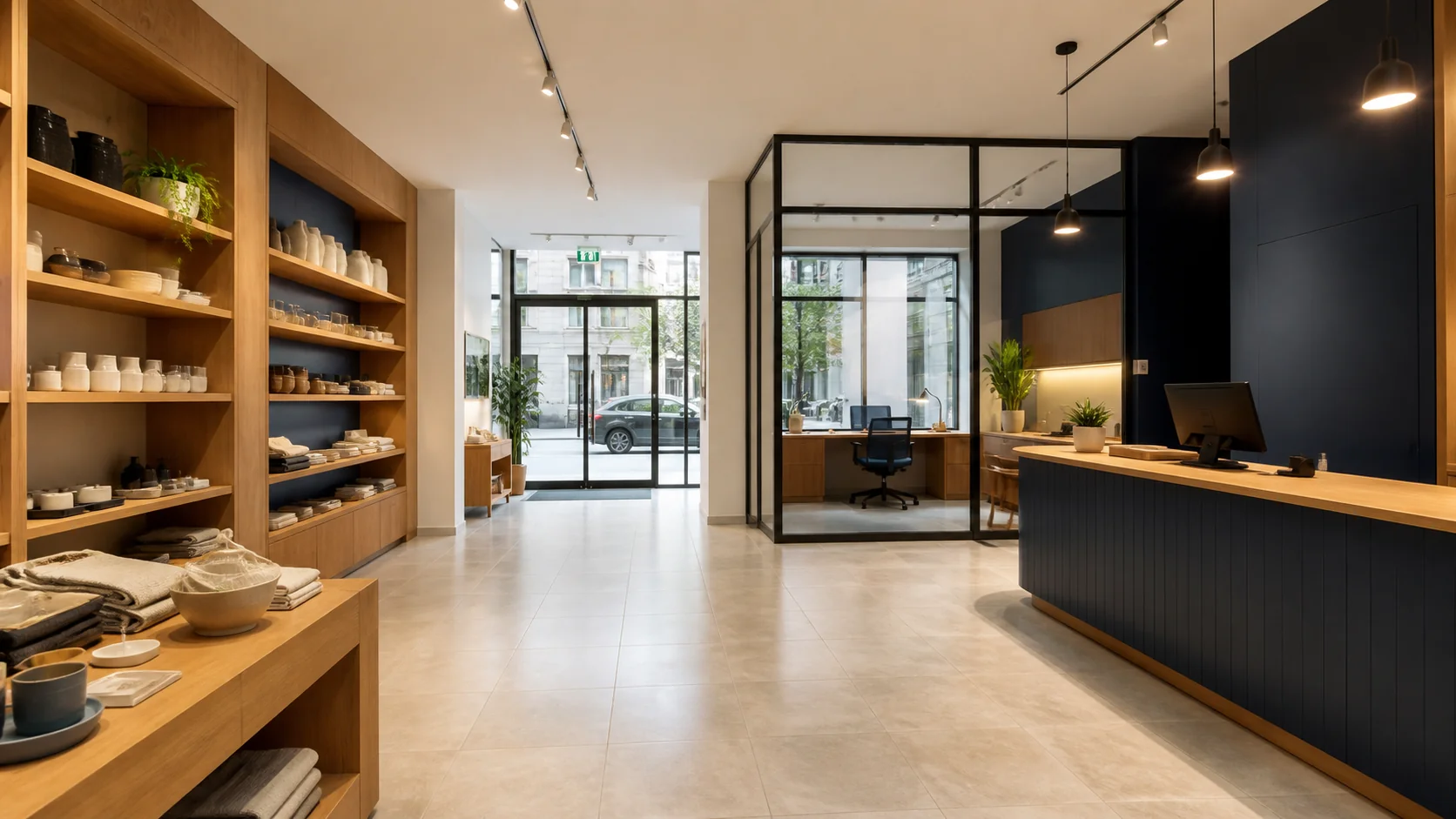 Illustrative retail & businesses in Surrey